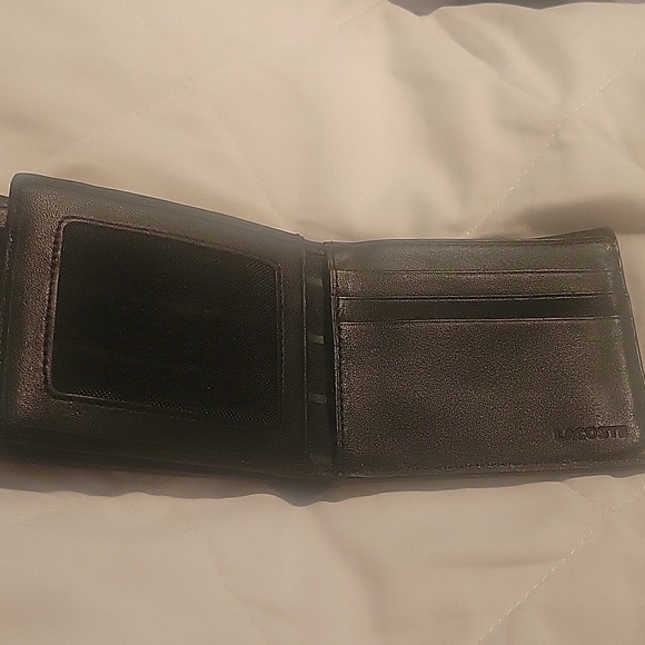 La coste wallet blach leather - Picture 3 of 6